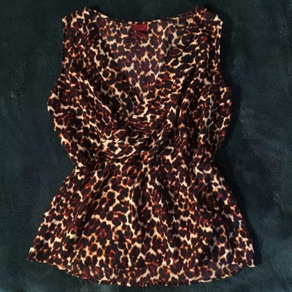Cheetah Print Dressy Top